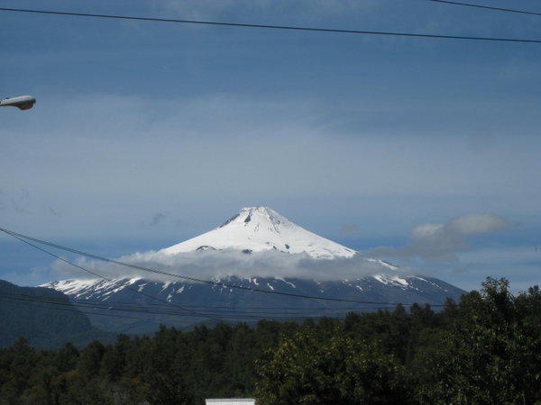 Villarica Volcano from Pucón