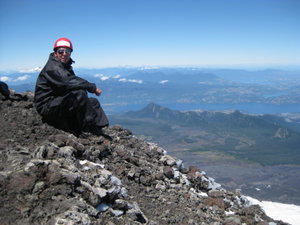 Senior picture on a volcano