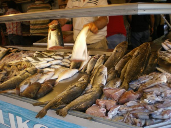 Kalkan fish market