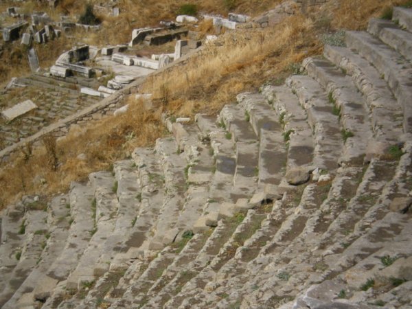 steps of ampitheater