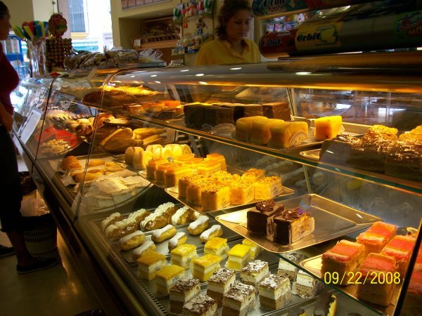 inside the bakery