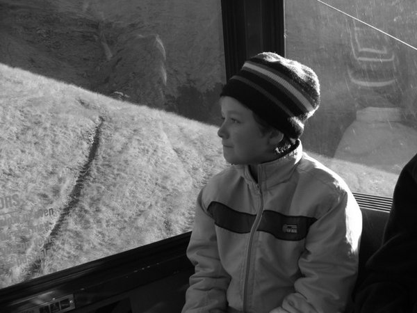 Liam in the Gondola