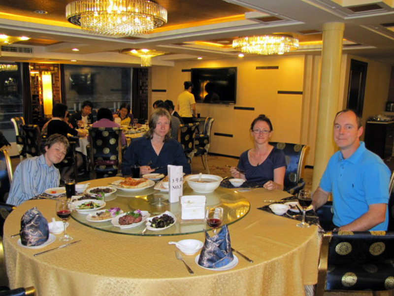 Yangzi River Cruise dinner