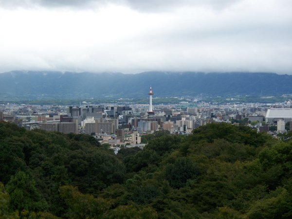 view from kiyonmizu-dero temple
