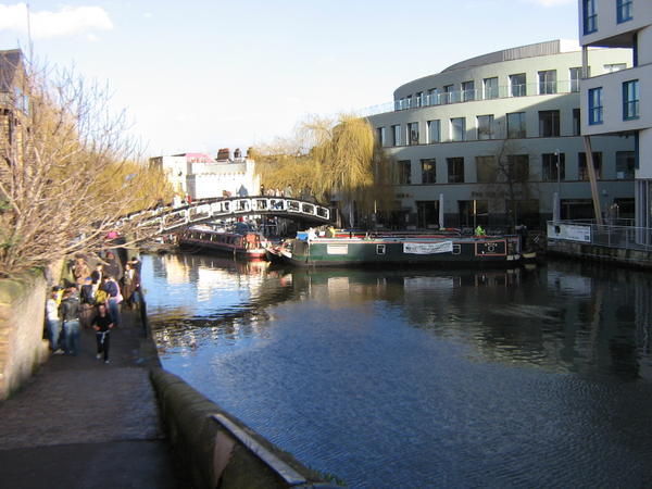 on my way from school, Camden on a sunny day