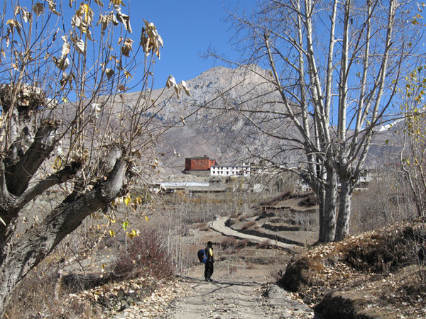 Dilman on the road to Muktinath