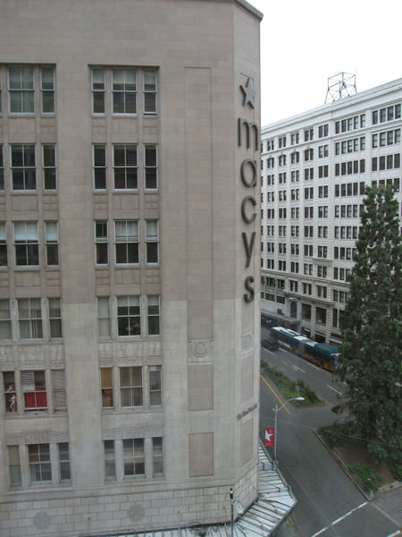 view from hotel room - the original Macy's