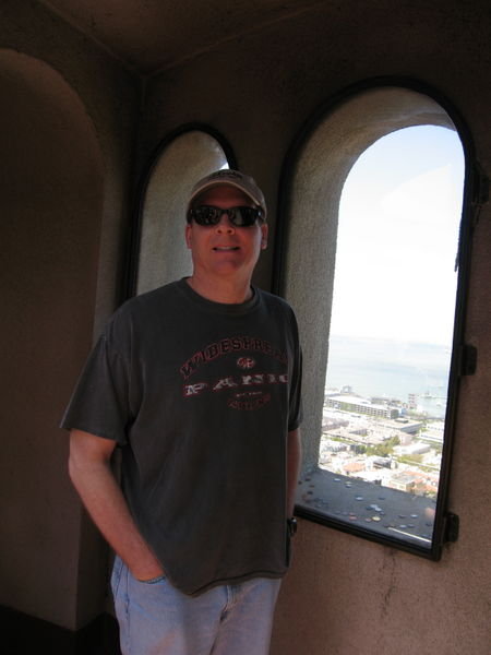 Bob at top of Coit Tower
