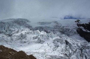 Glacier Cayambe, Equateur