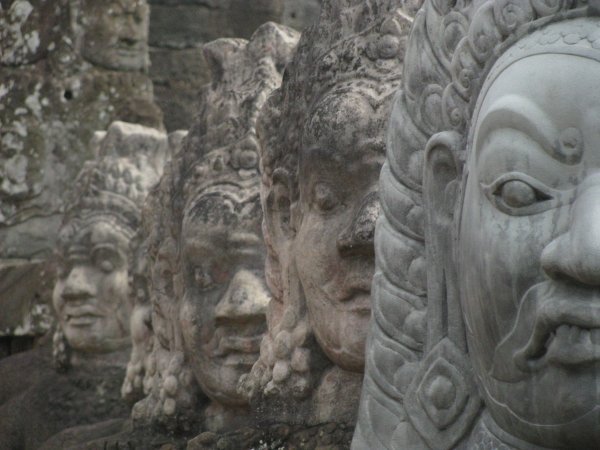 Gates to Angkor Thom