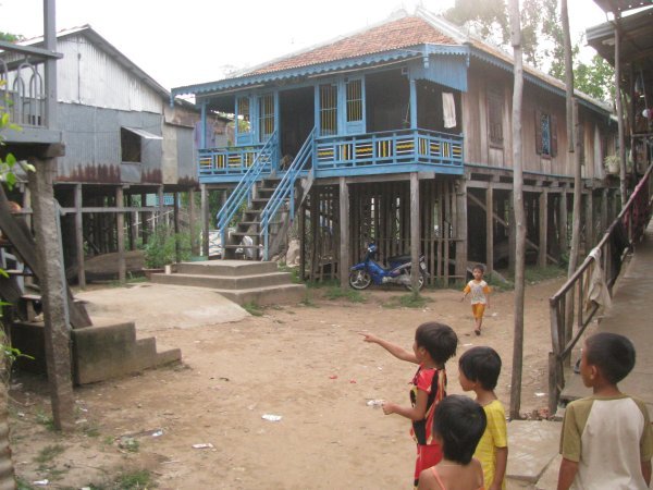 Stilt houses in Chau Doc