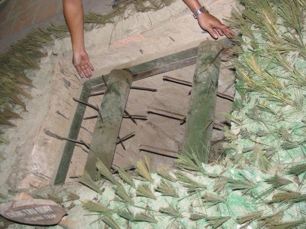 One of the many ways a person could fall victim to the Cu Chi tunnels