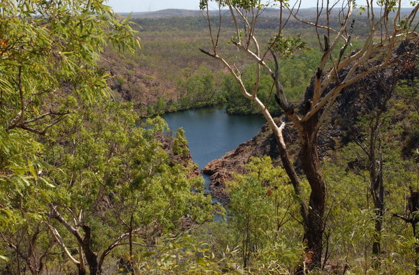 Upper pool from lookout