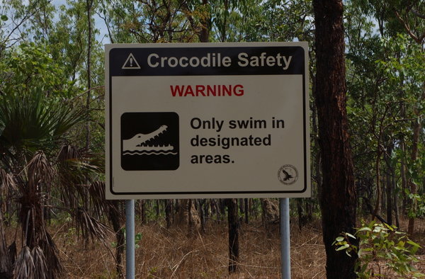 crocodile warning