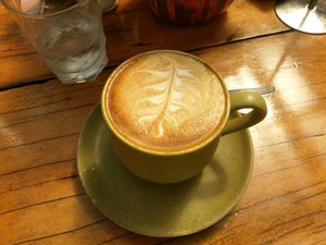 Flat White Kaffee in Colville