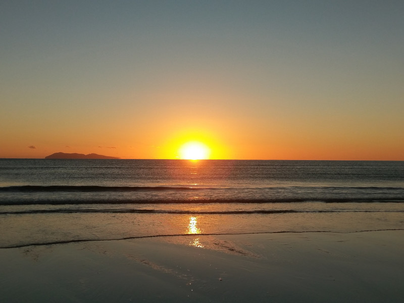 Sonnenaufgang Waihi beach 1
