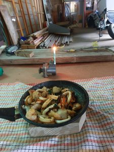 Candlelight dinner mit Meeresfrüchten