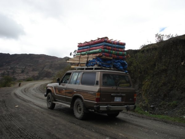 Typical bolivian travel in Sorata