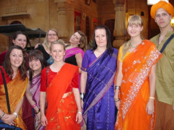 Dressed in Saris