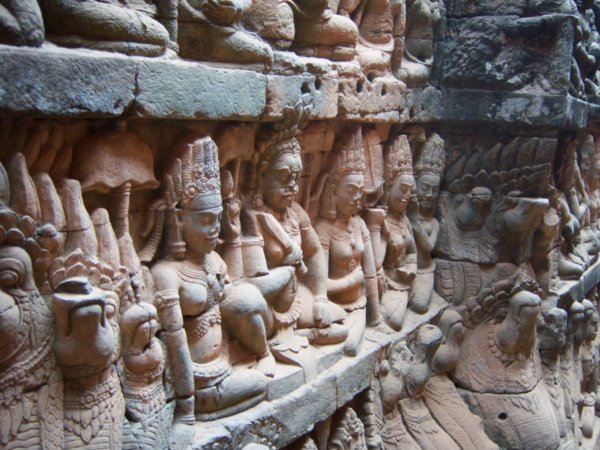 Carvings at Angkor Tom