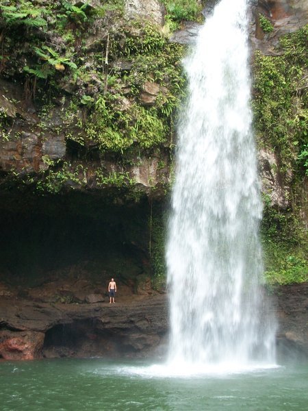The Bouma waterfall & Andy