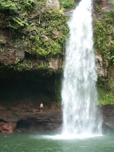 The Bouma waterfall & Andy