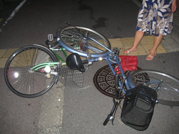 Bike crash!