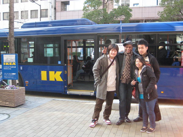 Boarding the Ikea bus
