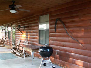 Cherokee Cabin Front Porch