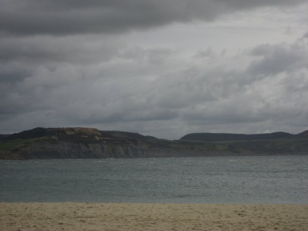 Cliffs across from Lyme
