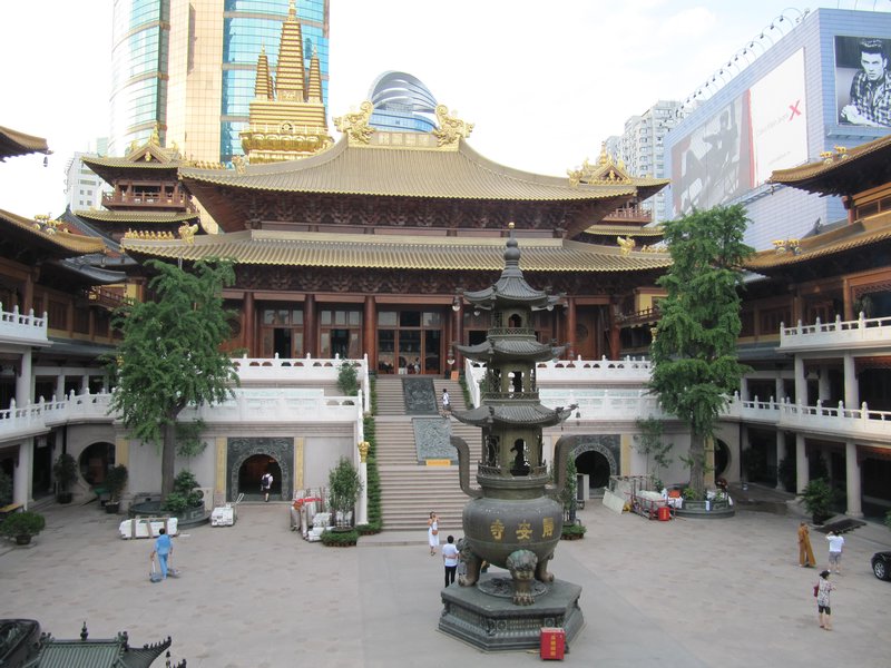 the center part of the temple