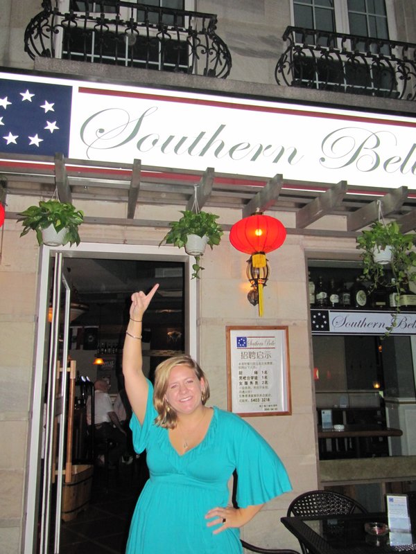 At a Bar called Southern Belle!!