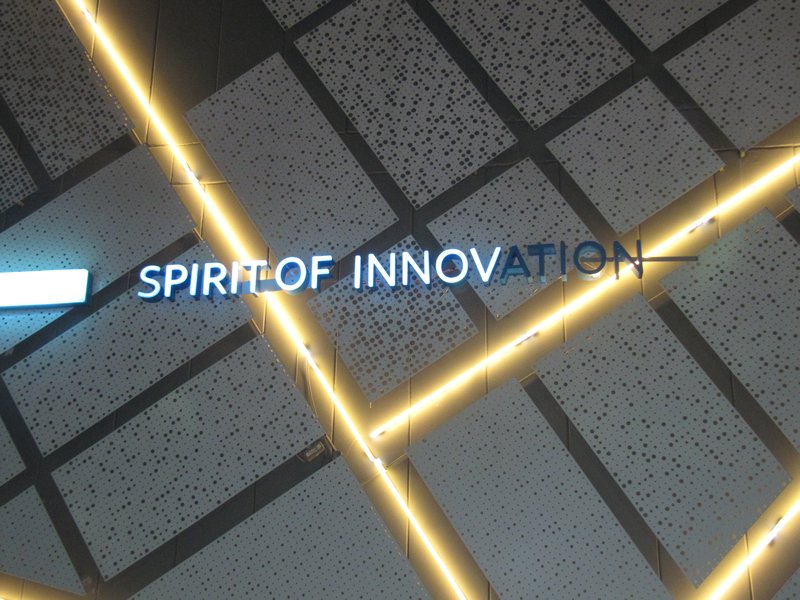 It was Ironic that in innovation sign was 1/2 out 