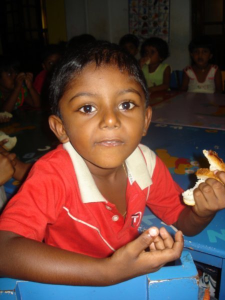 Anu, a naughty boy from the pre-school!