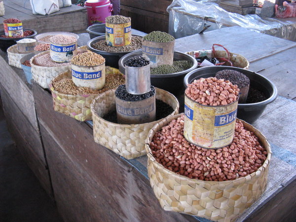 Pasar Bajawa - beans for sale!