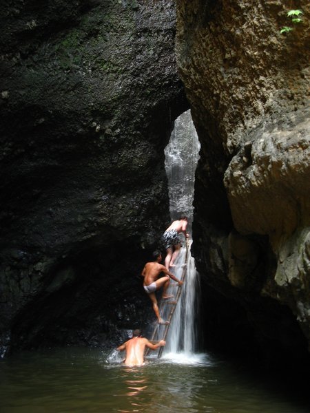 Waterfall near Gangga