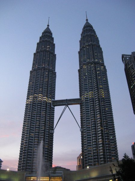 Petronis Towers at Dusk