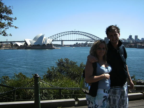 Us by the Harbour Bridge