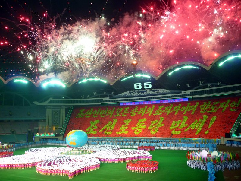 Arirang Games Fireworks - Pyongyang