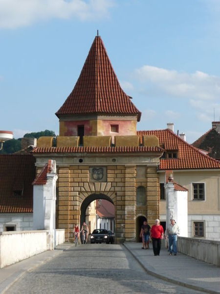 The town entrance