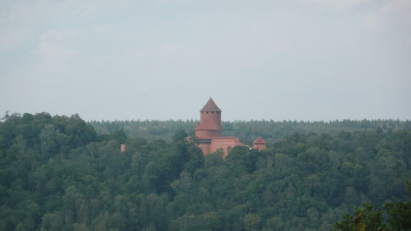 Turmaida Castle from a distance
