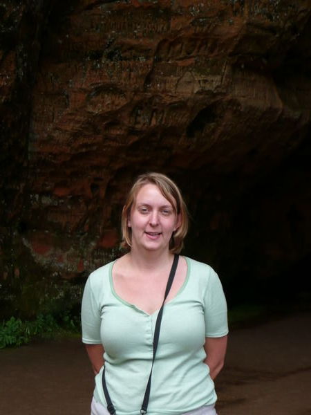 At the caves