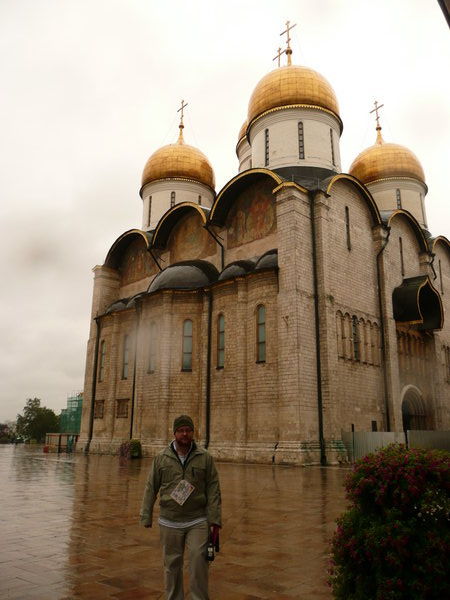 The Kremlin in the rain