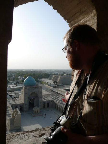 At the top of the Minaret