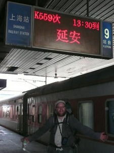 At Shanghai Train Station