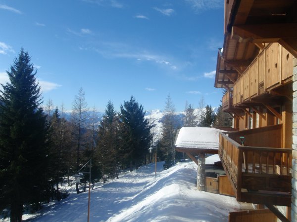 Outside our chalet