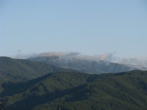 View of the mountains near Matsumoto