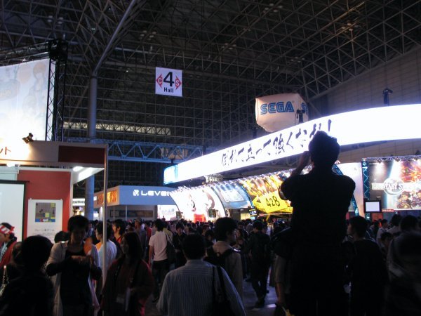 Sega's booth