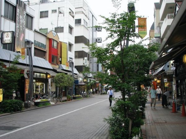 Shopping District outside Senso
