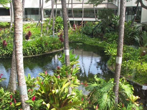 Park inside the Honolulu Airport